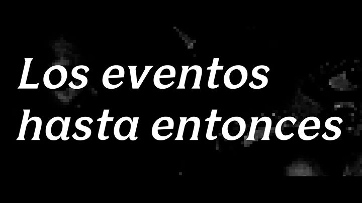 Lectura Performativa: "Los eventos hasta entonces" Isaac Olvera