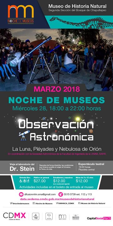 Noche de Museos Observación Astronómica