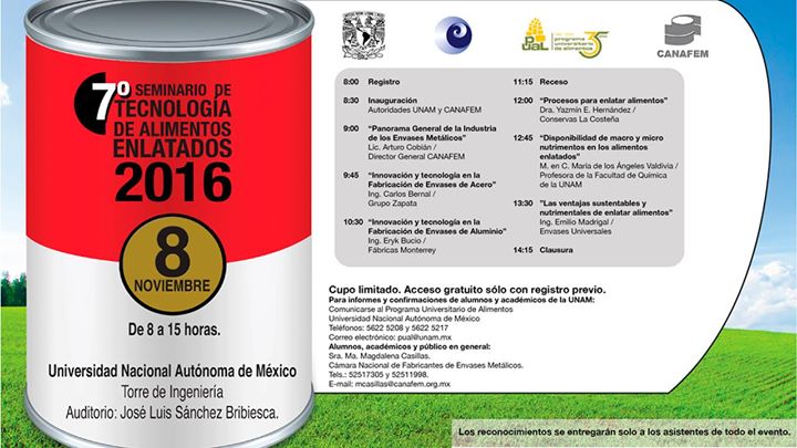 7° Seminario de Tecnología de Alimentos Enlatados