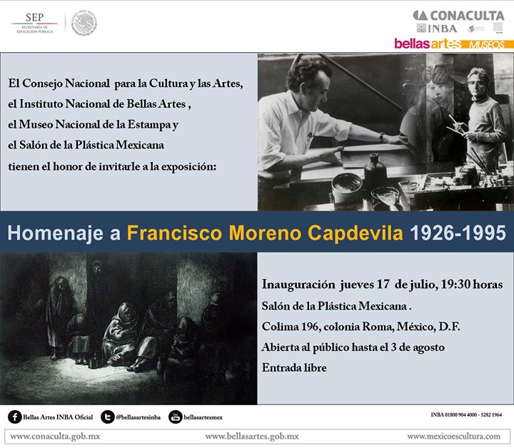 Homenaje a Francisco Moreno Capdevila 1926 - 1995