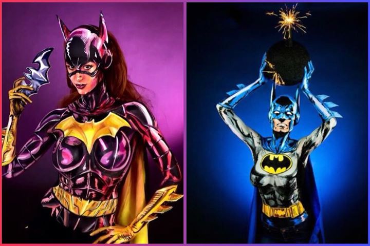 Pasarela Bodypaint Superhéroes