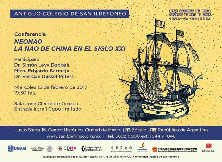 Conferencia: Neonao, la Nao de China en el siglo XXI