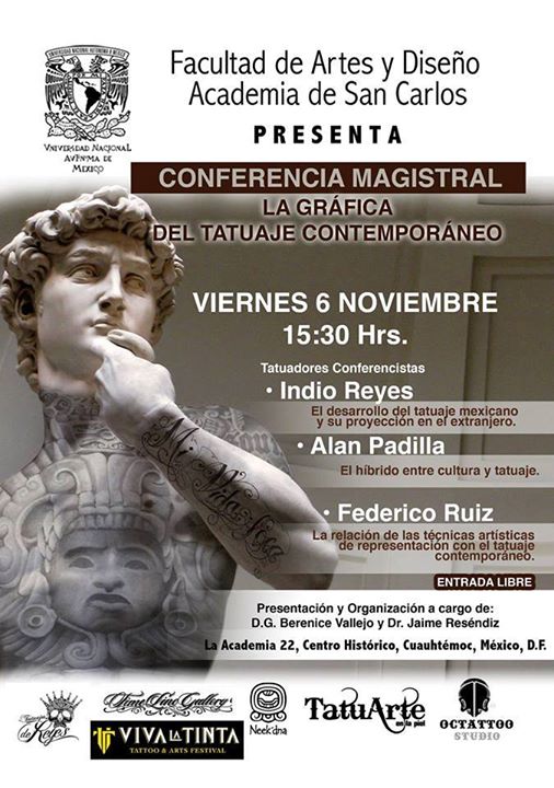 La gráfica del tatuaje contemporáneo. Conferencia Magistral